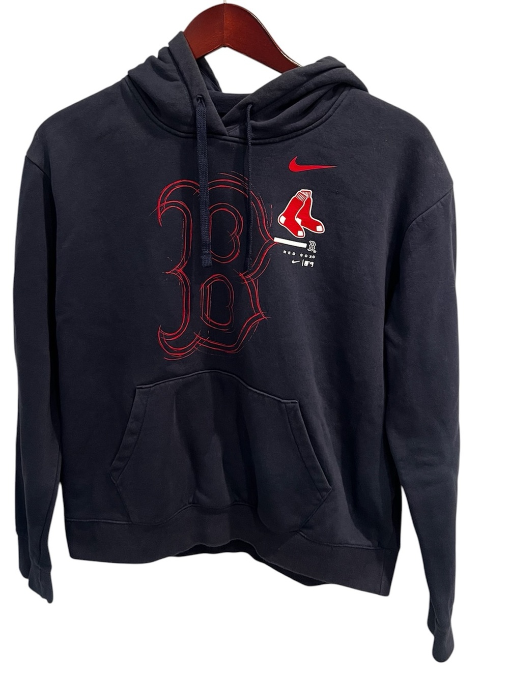 Nike Women’s  Boston Red Sox Navy Pullover Hoodie Size Medium